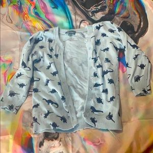 ModCloth Dinosaur Cardigan